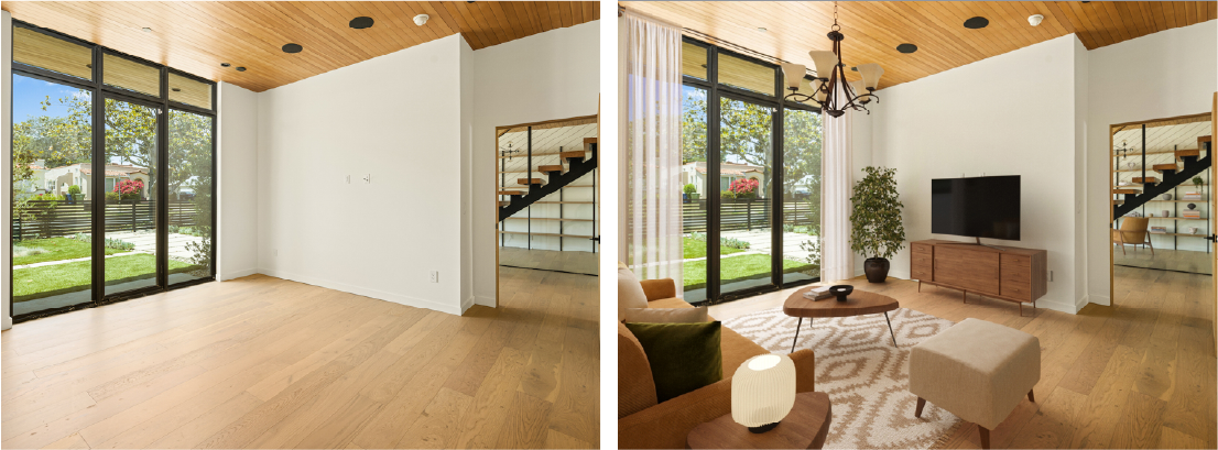 Home Staging du Salon – Style Mid-Century Modern
