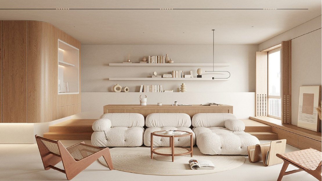 Home Staging du Salon – Style Moderne Minimaliste
