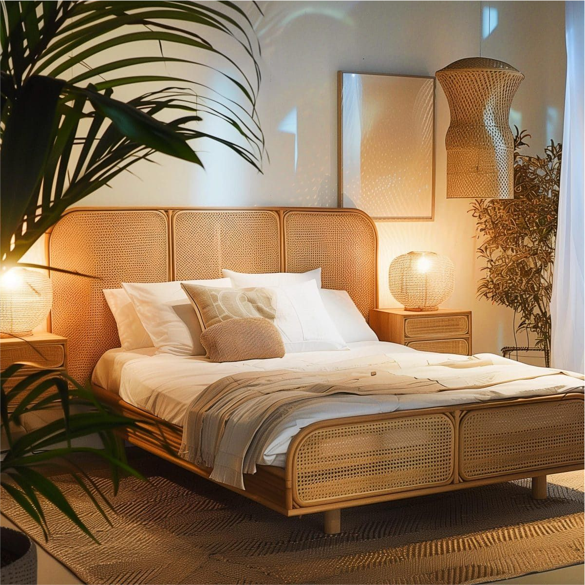 Tête de lit naturelle