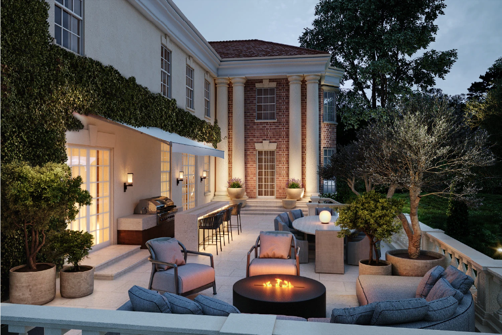 Outdoor Kitchen Day-to-Dusk Image Editing by WeFixPix