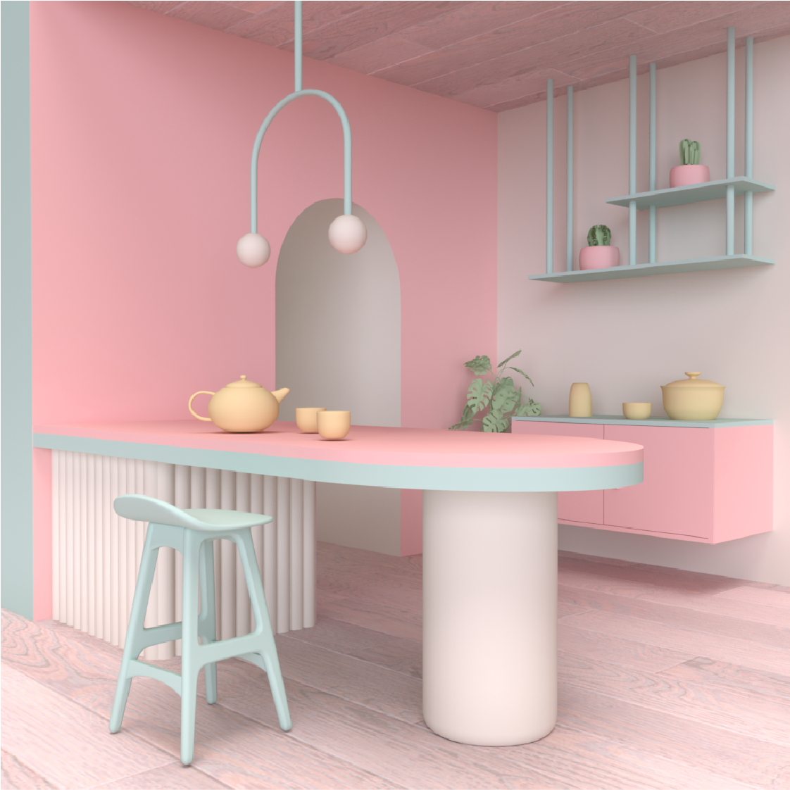 pastel colors Incorporate Pastel Furniture