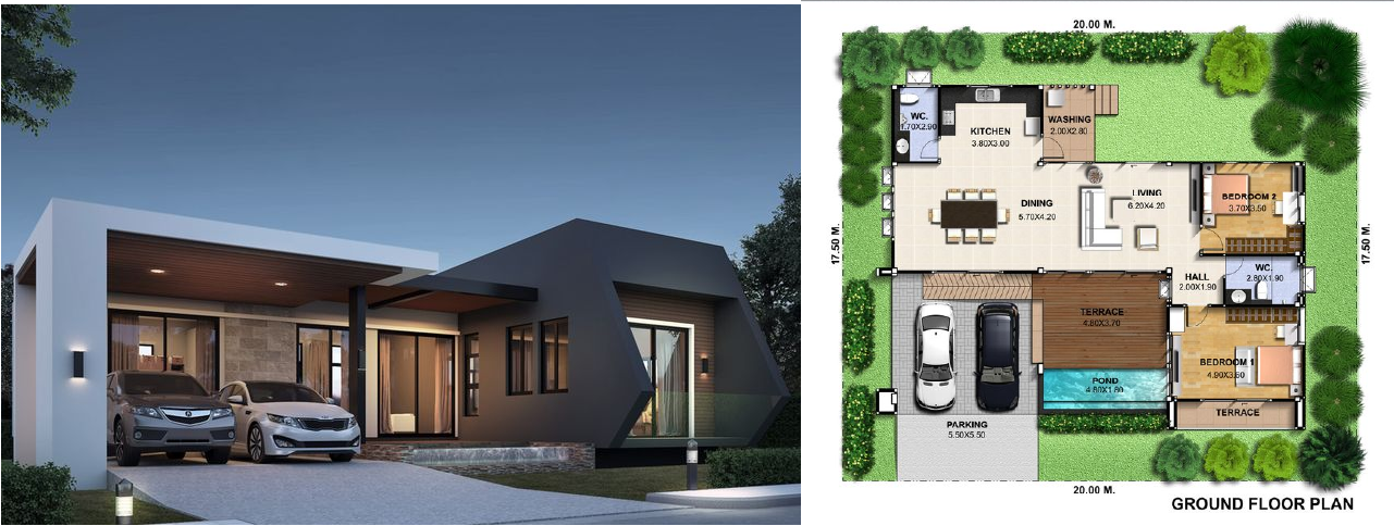 Modern Single-Story House