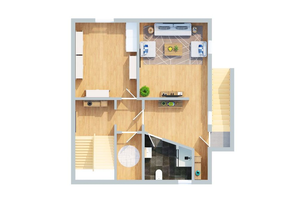 3D Bathroom Floor Plan by WeFixPix