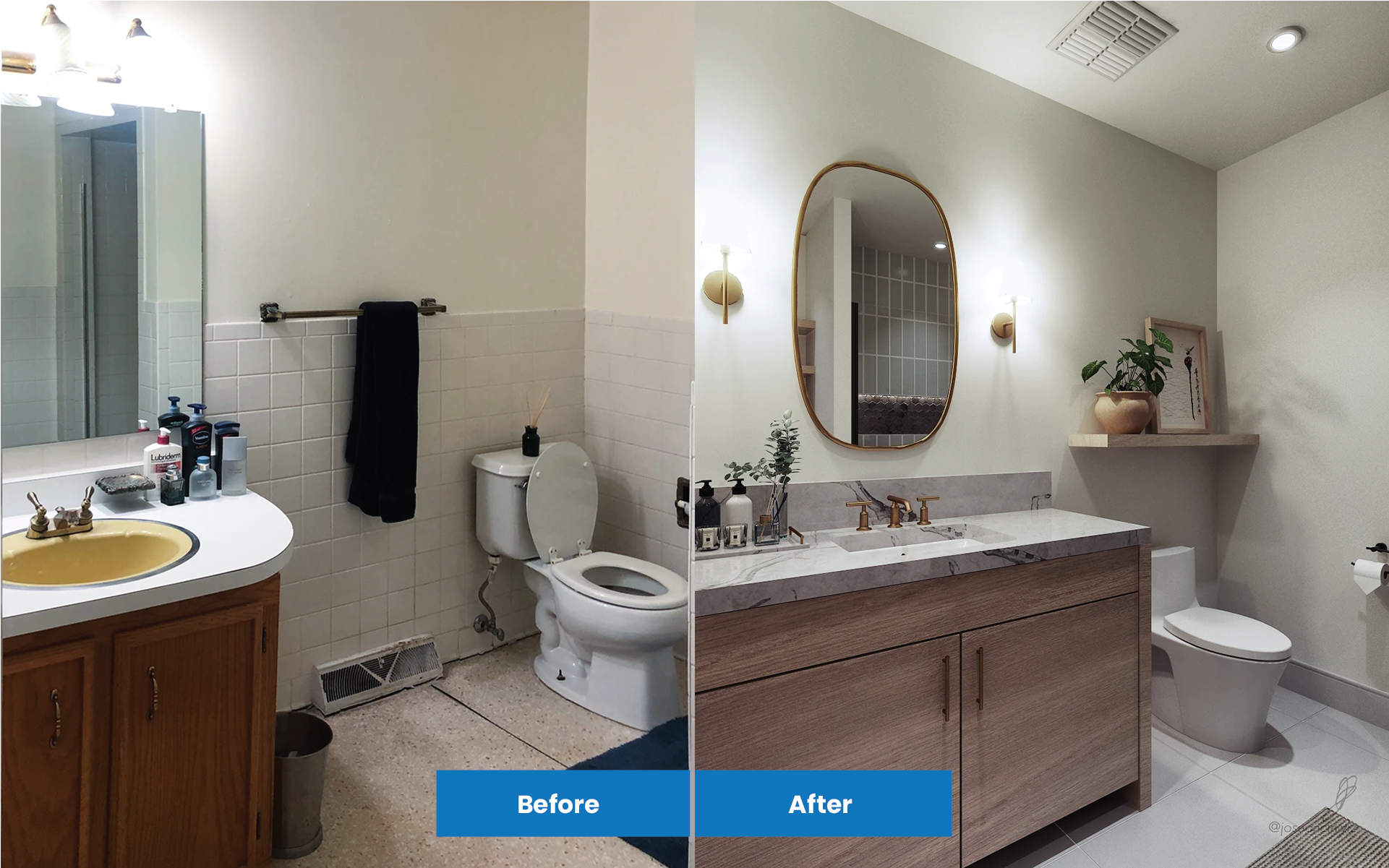 Virtual Bathroom Staging: Changing the image to attract more viewers